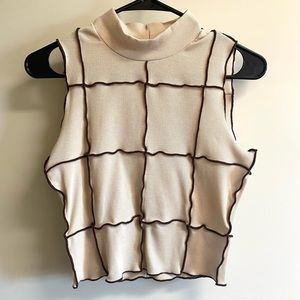 Pretty Garbage tank, size small